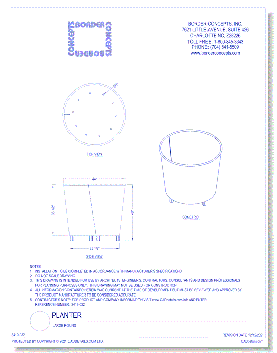 Planter: Large Round