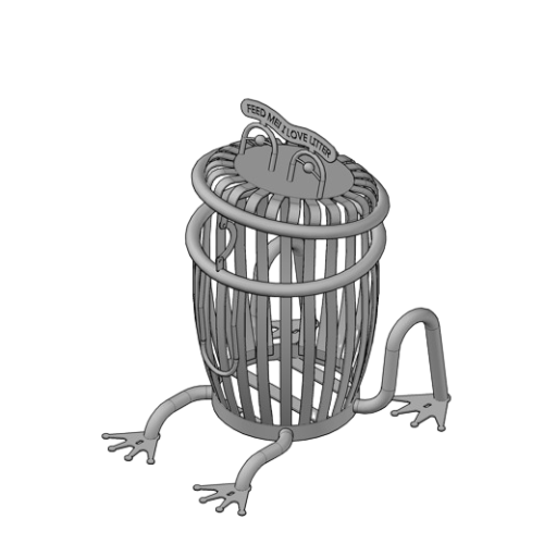 CCF34 - "Frog" Creature Can Litter Receptacle