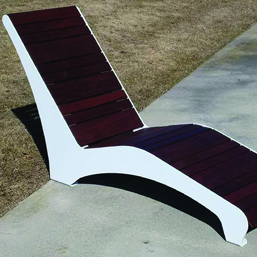 CAD Drawings Paris Site Furnishings & Outdoor Fitness Lounge Chair