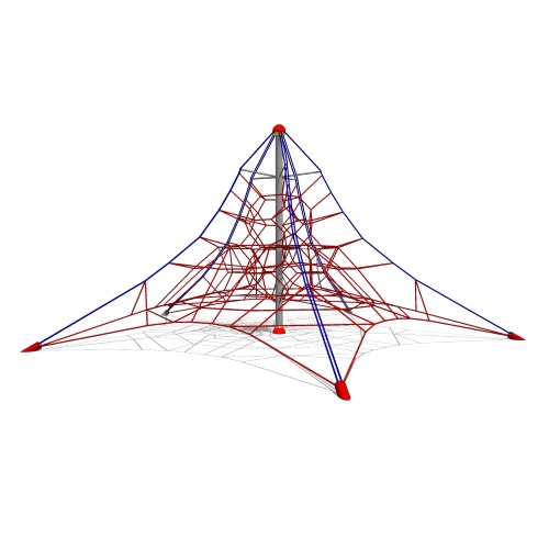 Pentagode Space Net Climber Center Post - Pentagode S