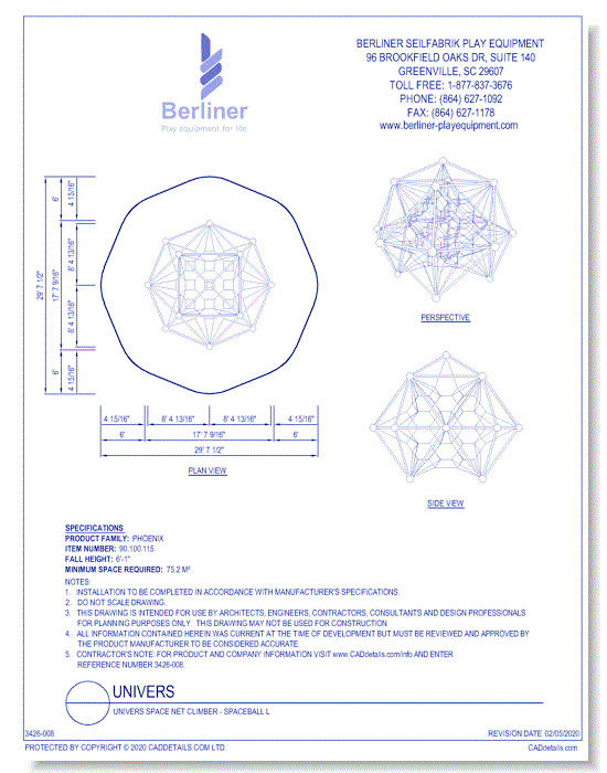 Univers Space Net Climber - Spaceball L
