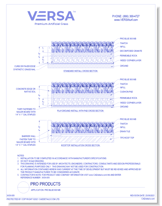 Application: PRO BLUE 800 MB