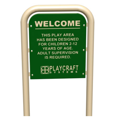 CAD Drawings Playcraft Systems 2-12 Playground Welcome Sign