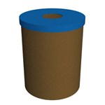 View Trash Receptacle Surface Mount with PlayTuff Lid