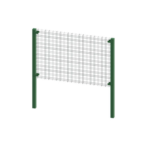 Freestanding Trellis Fence: Post Application With Horizontal Truss