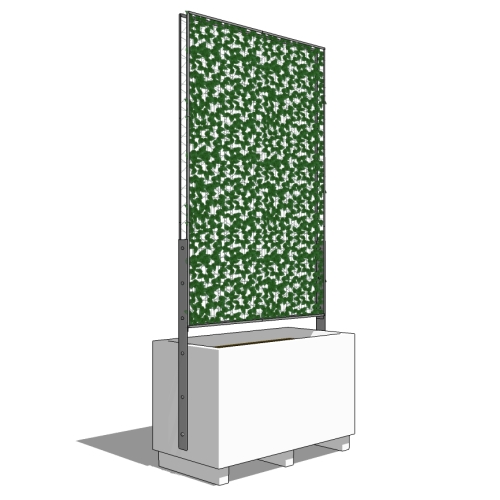 Greenscreen: Standard Planter 6' Trellis