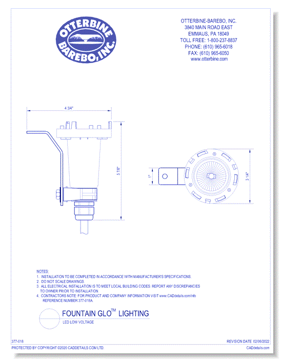 Fountain Glo™ Lighting: LED Low Voltage