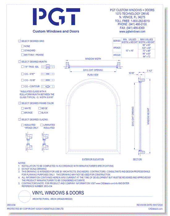 Architectural: Arch (AR5420/AR5520)