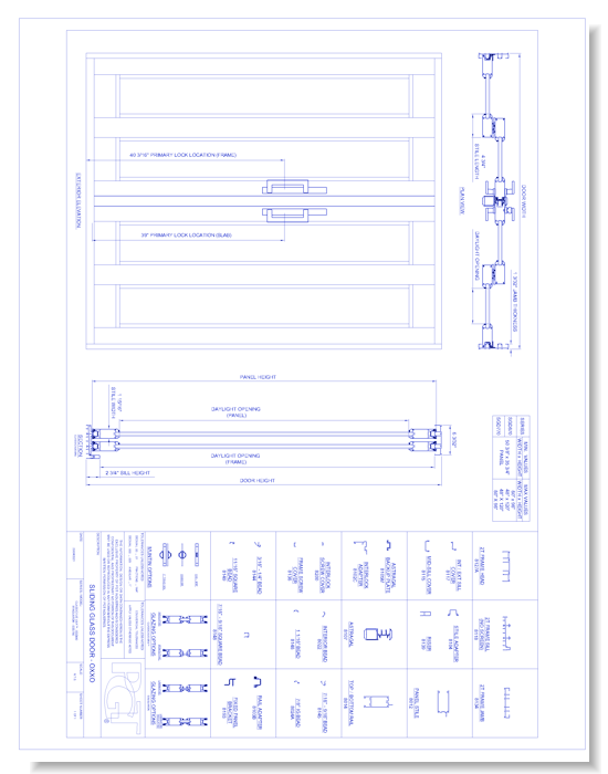 Sliding Glass Door: Fixed Vent - Vent Fixed BP (SGD680/SGD780)