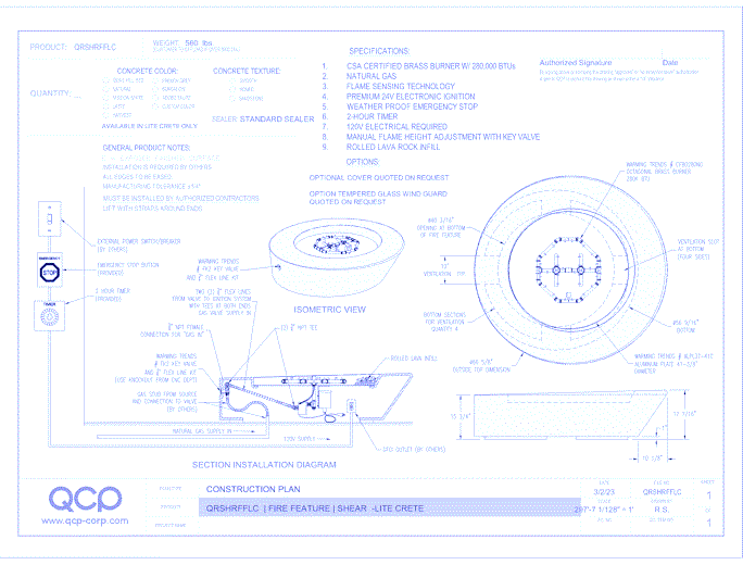 Fire Feature: Shear Fire Ring