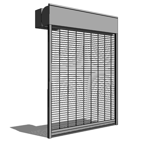 Revit: Rolling Grilles - Face Of Wall Mounted