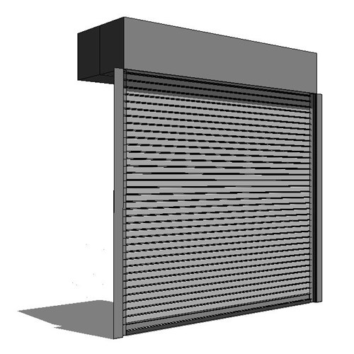Revit: Extreme® 1024 High Performance Insulated Door - Face of Wall Mount