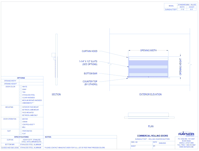 Rolling Doors: DuraShutter