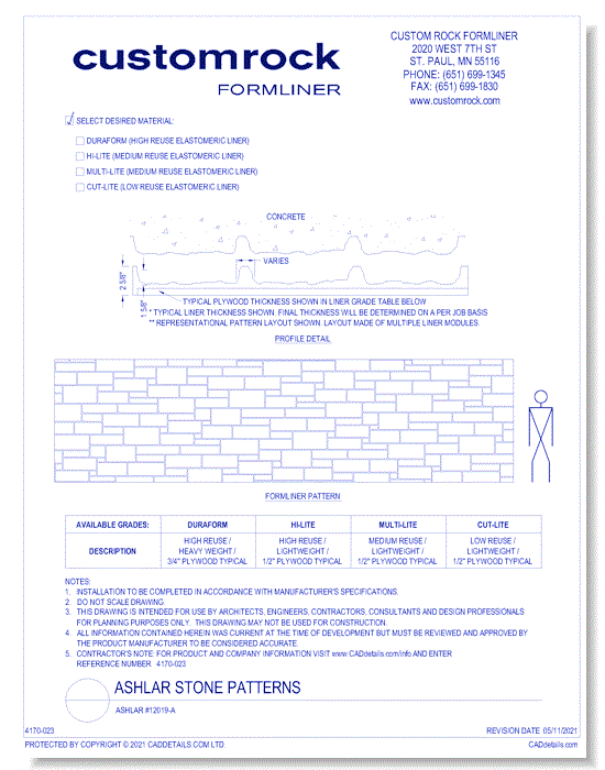 Ashlar #12019-A