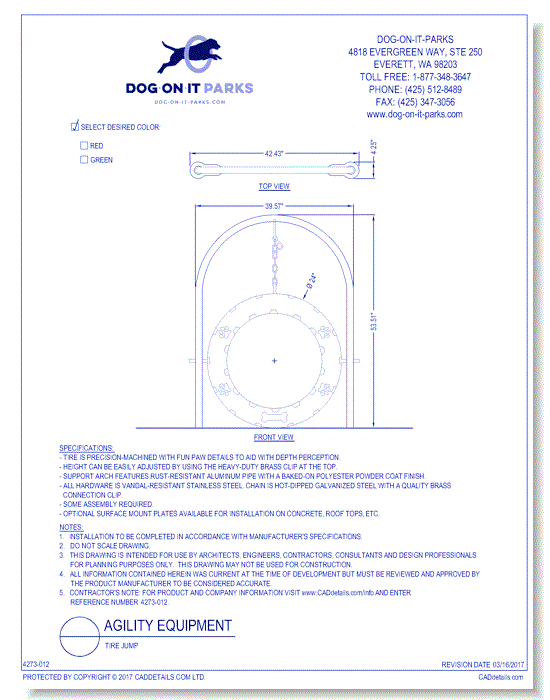 Adjustable Tire Jump