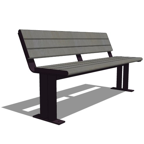 Larson Park Bench ( LBNA-5 ) without Armrests