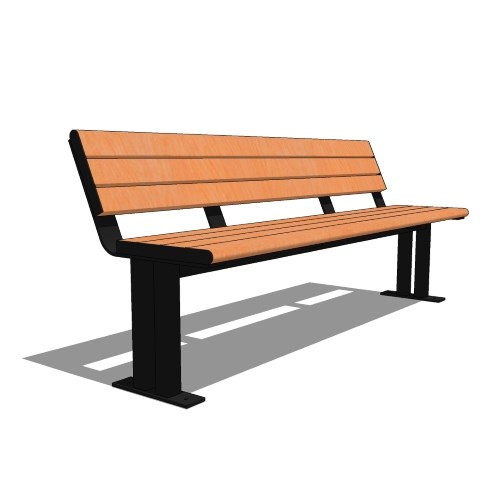 Larson Park Bench ( LBNA-6 ) without Armrests