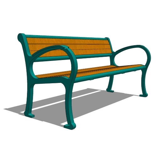Mountain Classic Park Bench ( MCB-5 )