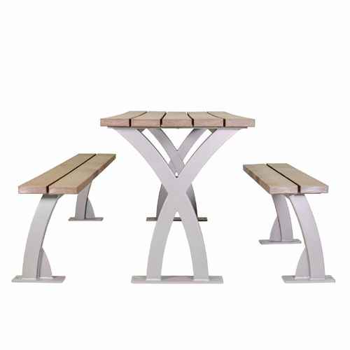 CAD Drawings BIM Models Wishbone Site Furnishings Parker Picnic Table