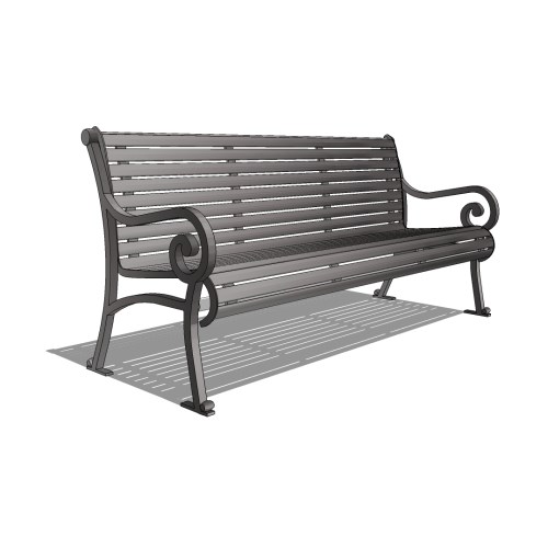 Festival 3 Bench (PS-623-06-AL-MW2-MW2-A)