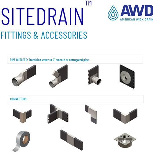 CAD Drawings American Wick Drain Corporation Fittings & Accessories