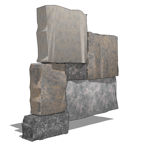 Thin Stone Veneer: Portsmouth Granite Square & Rectangular