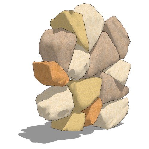 Thin Stone Veneer: Rustic Tan Mosaic