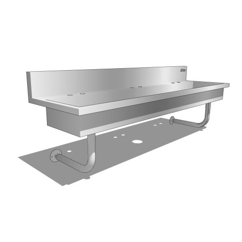 Stainless Steel Wall Mount Scrub Sink