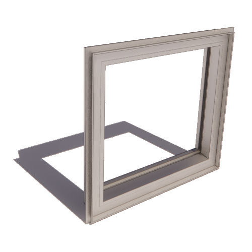 Series 6100 Windows: Standard Nail On - Awning with Encore Hardware