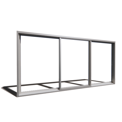 Series 6200 Windows: Nail On with Optional Block Frame - XOX Sliding 3 1/8" Thermally Optimized Window