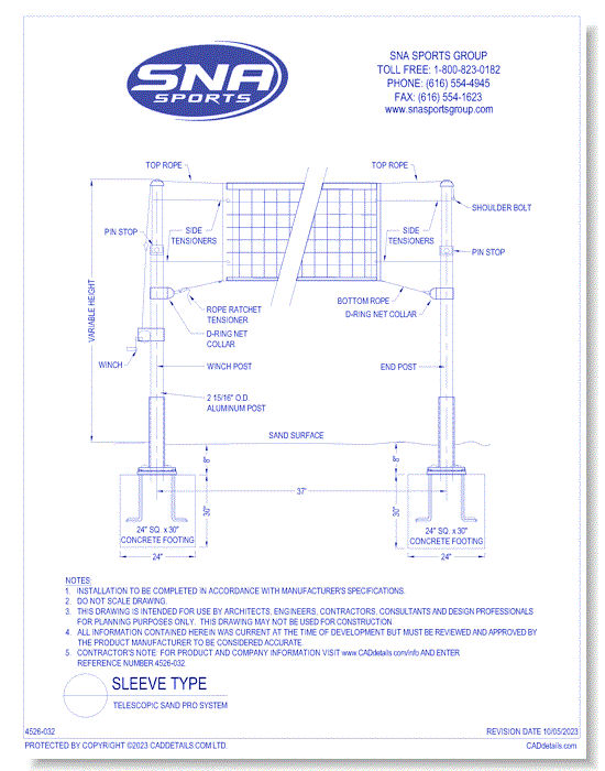 Telescopic Sand Pro System