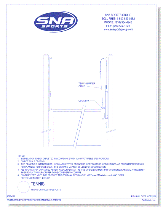 Tennis On Volleyball Posts