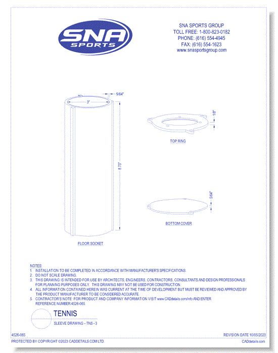 Sleeve Drawing - TNS - 3