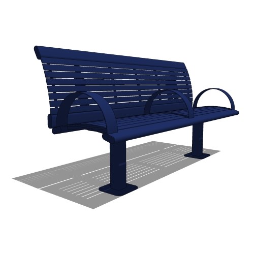 Richmond Collection: Steel Bench
