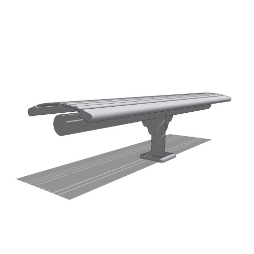 Phoenix Collection: 6' Cantilever Bench