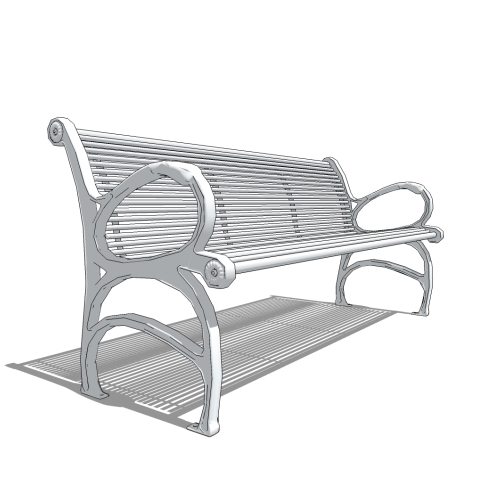 Waldorf™ Benches: Steel Rods (2, 4, 5, 6, 8 Ft. Lengths)