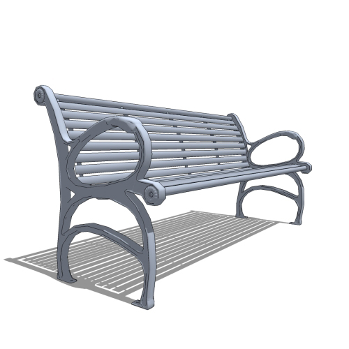 CAD Drawings BIM Models Thomas Steele Waldorf™ Benches: Horizontal Steel Straps