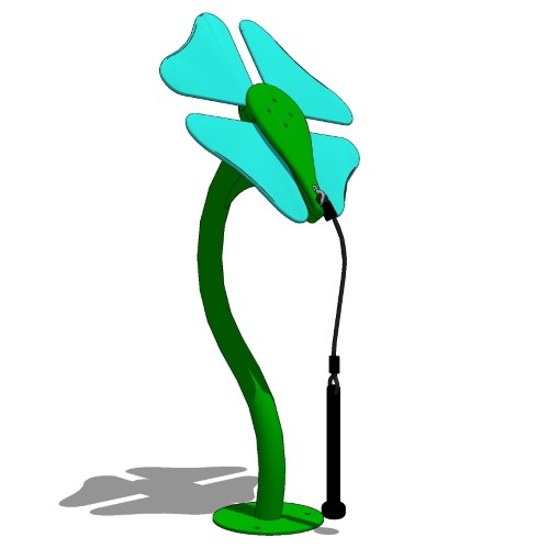 Toddler Turquoise Flower