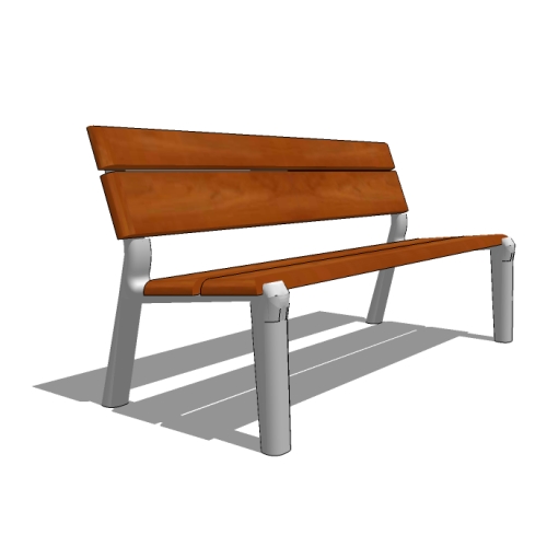 Benito Delta XXI: Standard Bench ( Capacity 3 )