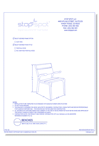 Benito Delta XXI: Arm Chair ( Capacity 1 )