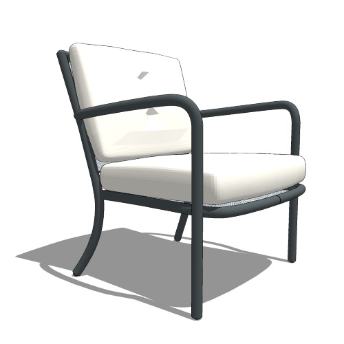 Lounge Armchair: Podio ( Model 3416 )