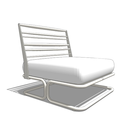 Lounge Modular Sofa: Marcel Armless ( Model 681 )