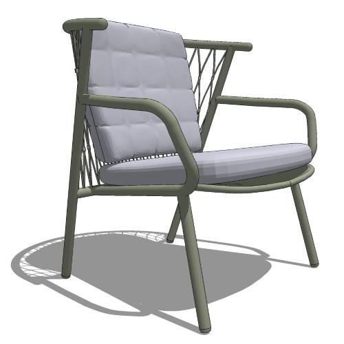 Lounge Armchair: Nef ( Model 628 )