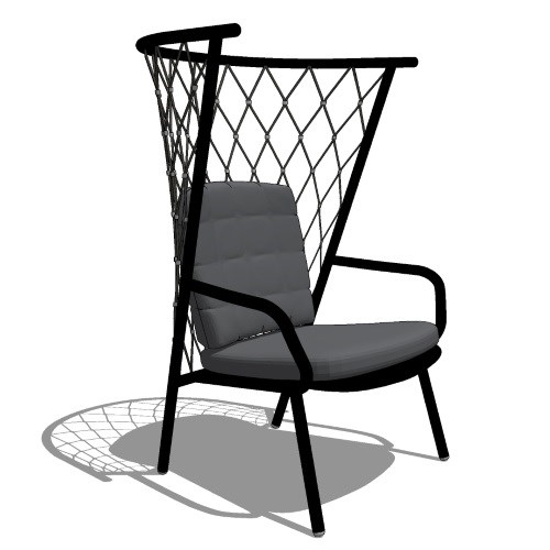Lounge Armchair: Nef ( Model 627 )