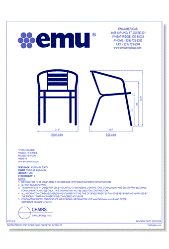 Arm Chair: Sara ( Model 1101 )