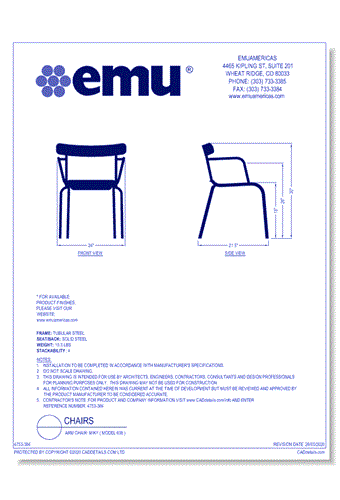 Arm Chair: Miky ( Model 638 )