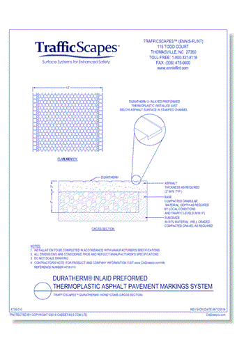 TrafficScapes® Duratherm®: Honeycomb (Cross Section)