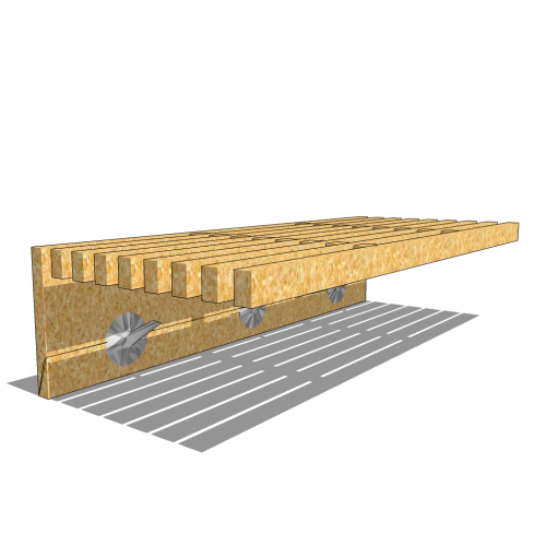 CAD Drawings BIM Models Westminster Teak 24" Shelf