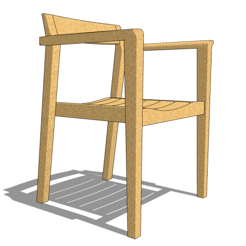 CAD Drawings BIM Models Westminster Teak Horizon Armchair