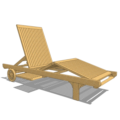 CAD Drawings BIM Models Westminster Teak Somerset Chaise